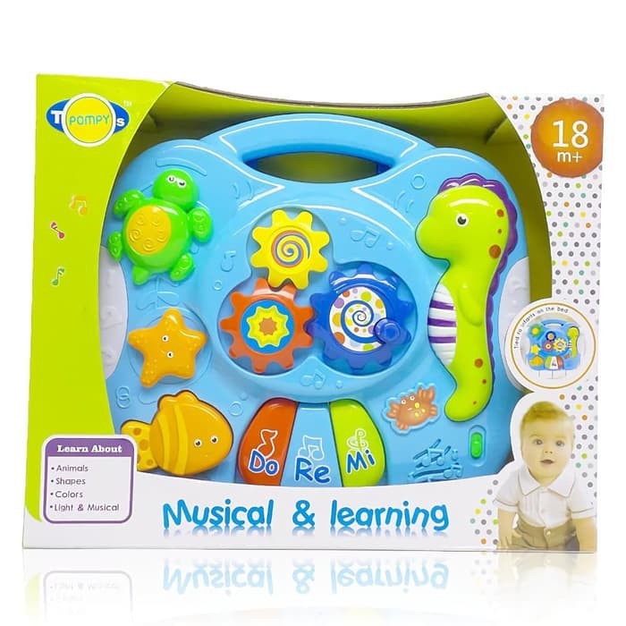 MWN Mainan Music Bayi Musical &amp; Learning Dinosaur No.1098