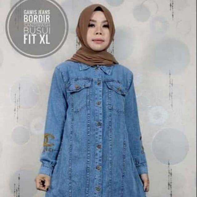Gamis jeans chanel