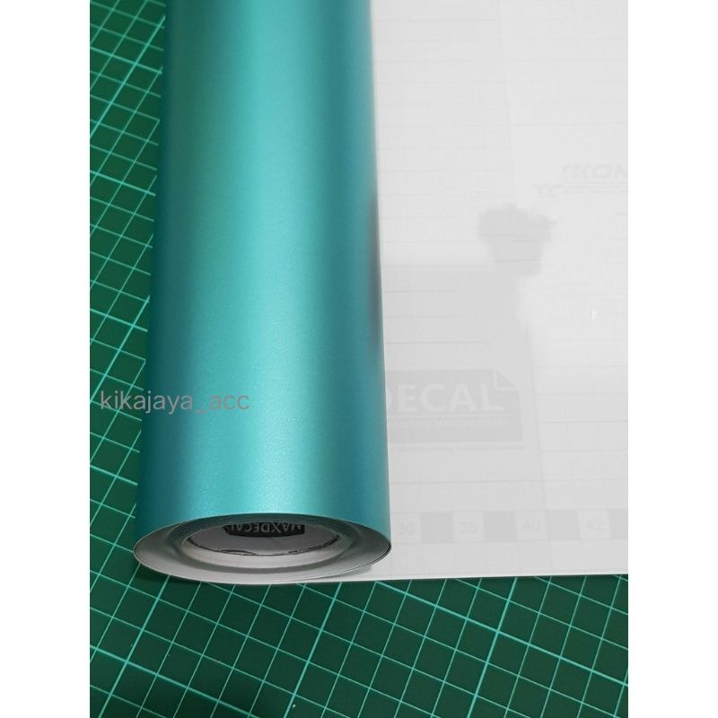 SKOTLET BIRU MUDA TIFFANY DOFF METALIK STIKER SKOTLET MOTOR MOBIL TIFFANY MATT CHROME STIKER LEMARI 