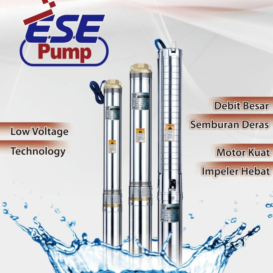 POMPA CELUP SUBMERSIBLE PUMP ESE NATIONAL 3" 0,25 HP