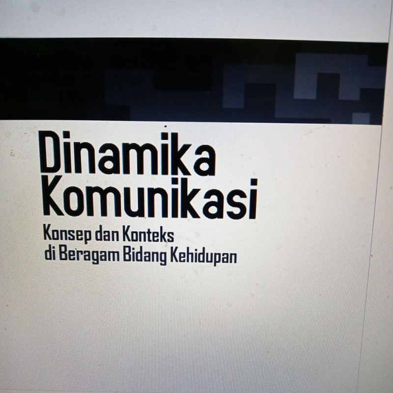 

buku dinamika komunikasi