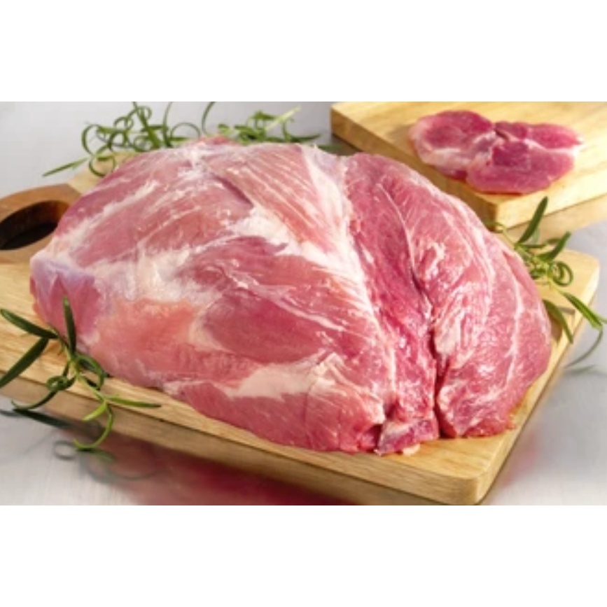 

Daging Babi Bagian Kapsim Bawah - Pork Arm Roast - Berat 500gram