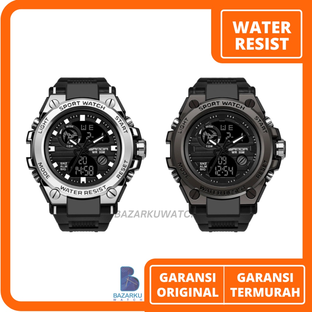 Jam Tangan Sanda 739 Jam Tangan Pria Jam Tangan Karet Pria Jam Tangan Cowok Sport Jam SANDA Jam Sport