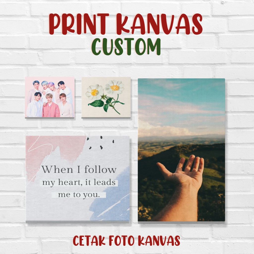 Print Kanvas - Cetak Foto Kanvas Spanram Custom - Hiasan Dinding