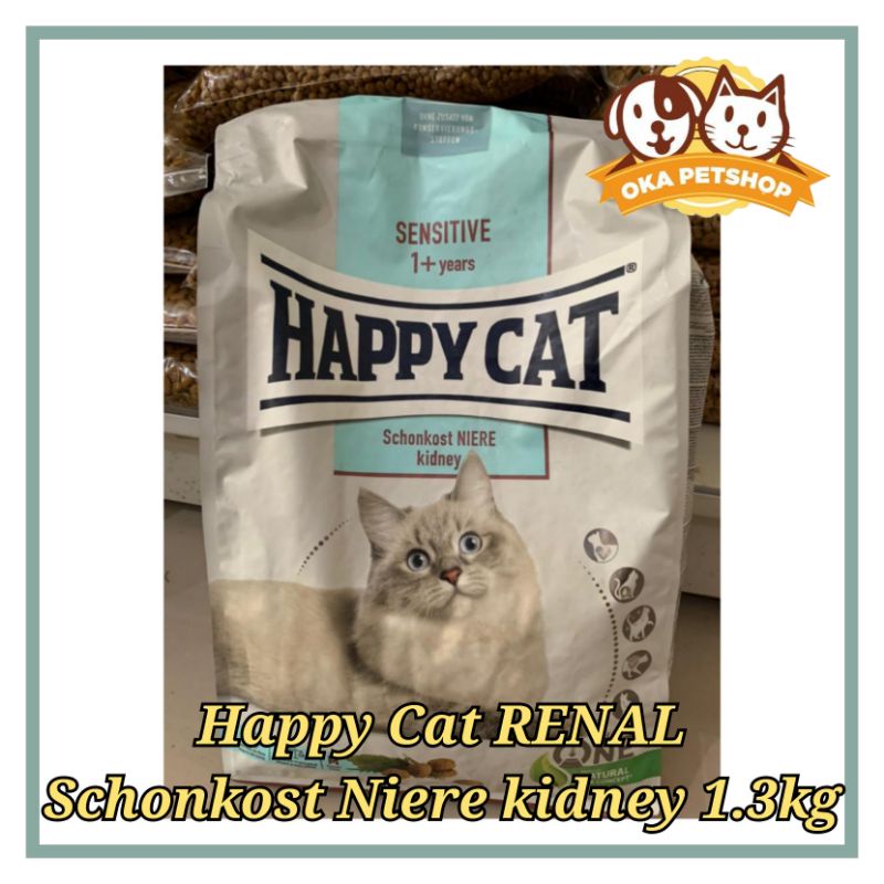 Happy Cat Schonkost Niere Kidney 1,3kg ( RENAL) - untuk perawatan ginjal pada kucing