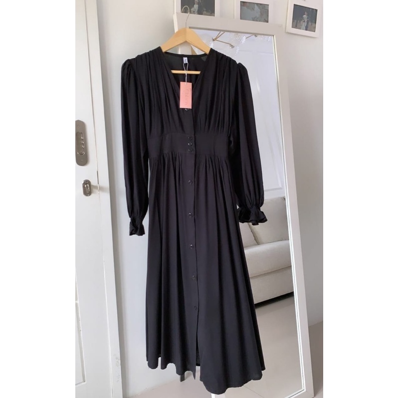 (MGA) GAMIS BARBARA MAXI DRESS BUSUI WANITA RAYON TWILL