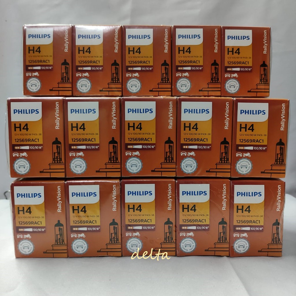 PHILIPS bohlamp HalogenH4 60/55W  dan 100/90W mobil Original