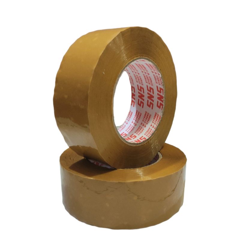 

Lakban Tape 500 yard 500Yard 300m Besar Jumbo Coklat Bening Murah Tebal