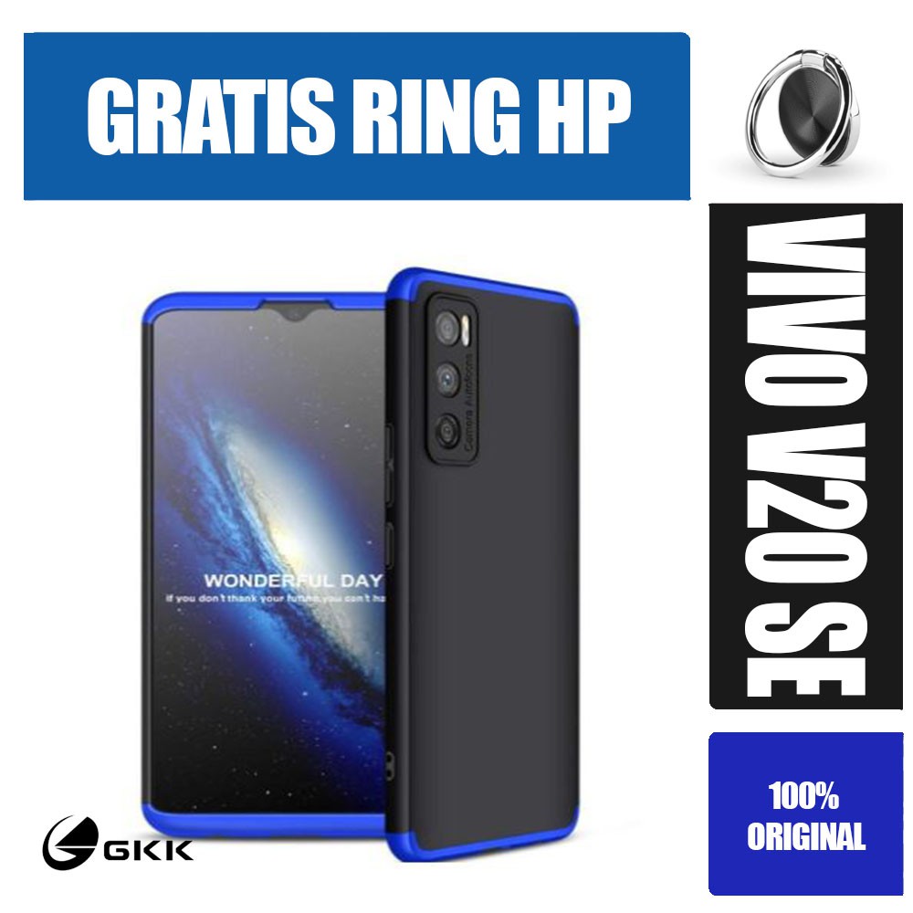 GKK Vivo V20 SE Casing Armor 360 Full Cover Hard Case