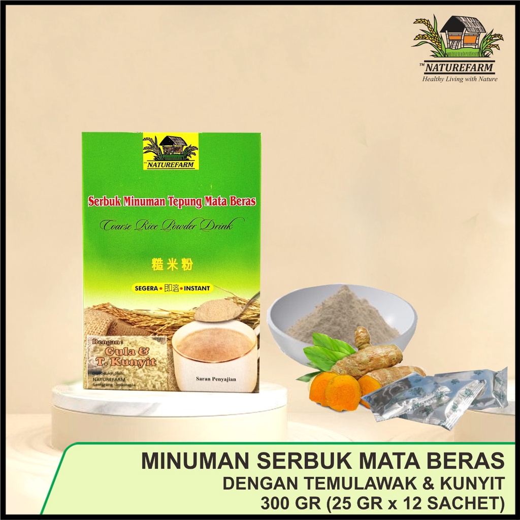 

MINUMAN TEPUNG MATA BERAS TEMULAWAK KUNYIT NATURE FARM