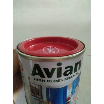 Cat Avian Merah Vermillion 192 200cc Cat Merah Cat Besi Cat Kayu