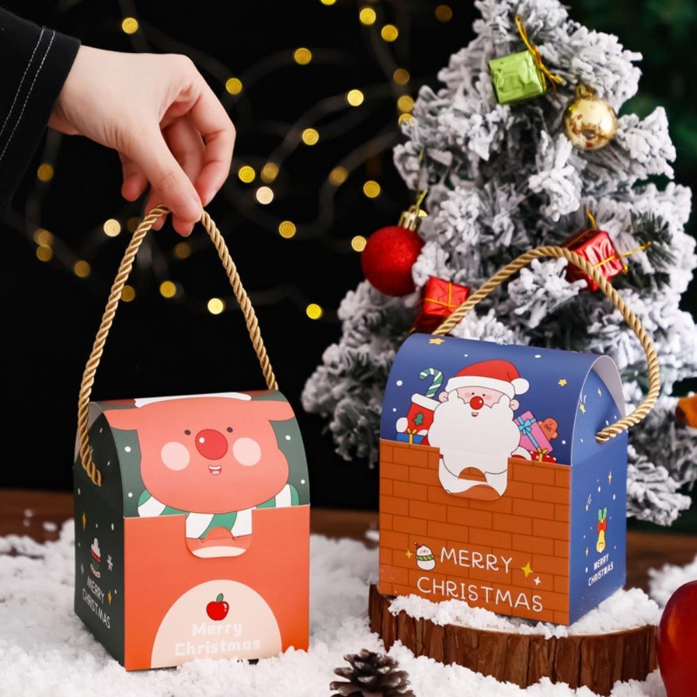 Suyo 6pcs Kotak Permen Desain Merry Christmas Untuk Dekorasi Natal