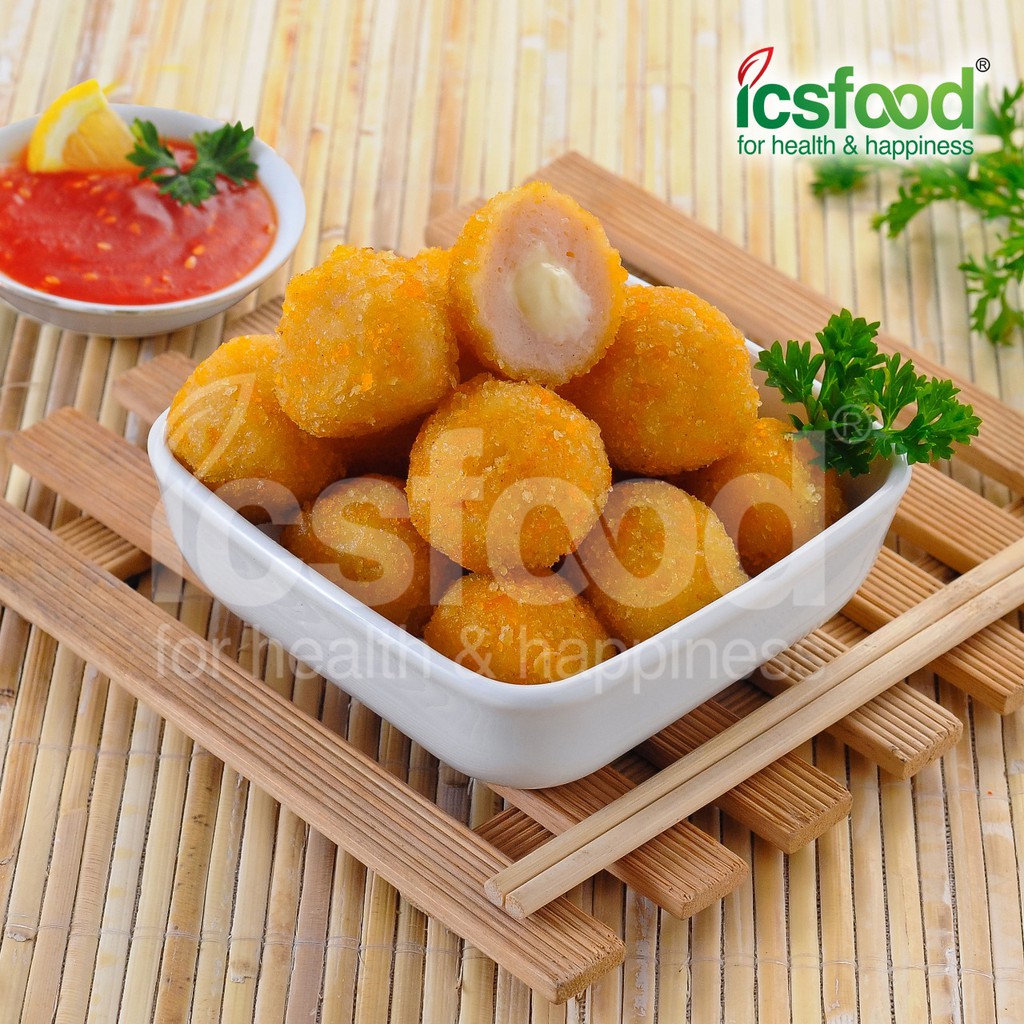 

CHEESE SHRIMP BALL 200 GRAM FROZEN FOOD - ICS FOOD - TANPA PENGAWET