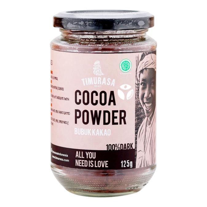 

BAHAN KUE TIMURASA - DARK COCOA POWDER 125GR - COKELAT BUBUK - COKELAT MURNI PERISA MAKANAN &