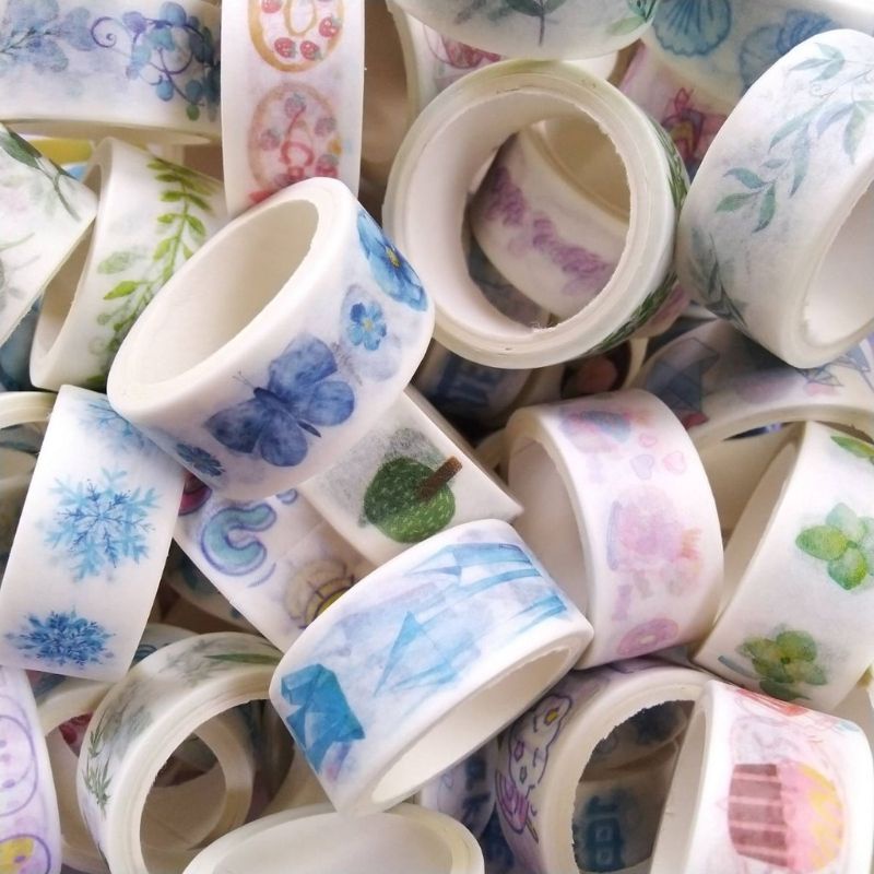 

DISKON || GAEKOPEDIA || SHARE PER ROLL WASHI TAPE MOTIF RANDOM / SELOTIP WASHI HABISKAN STOK RANDOM