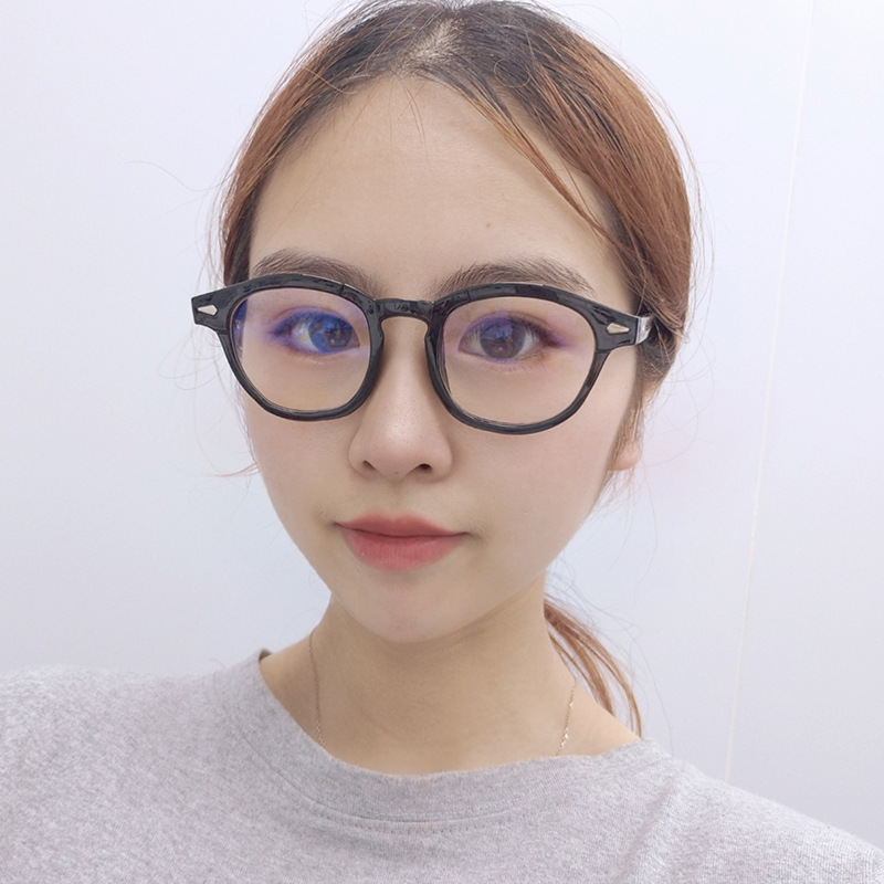 【YUZHU】COD TR90 Striped Glasses Frame Kacamata Komputer Anti Biru