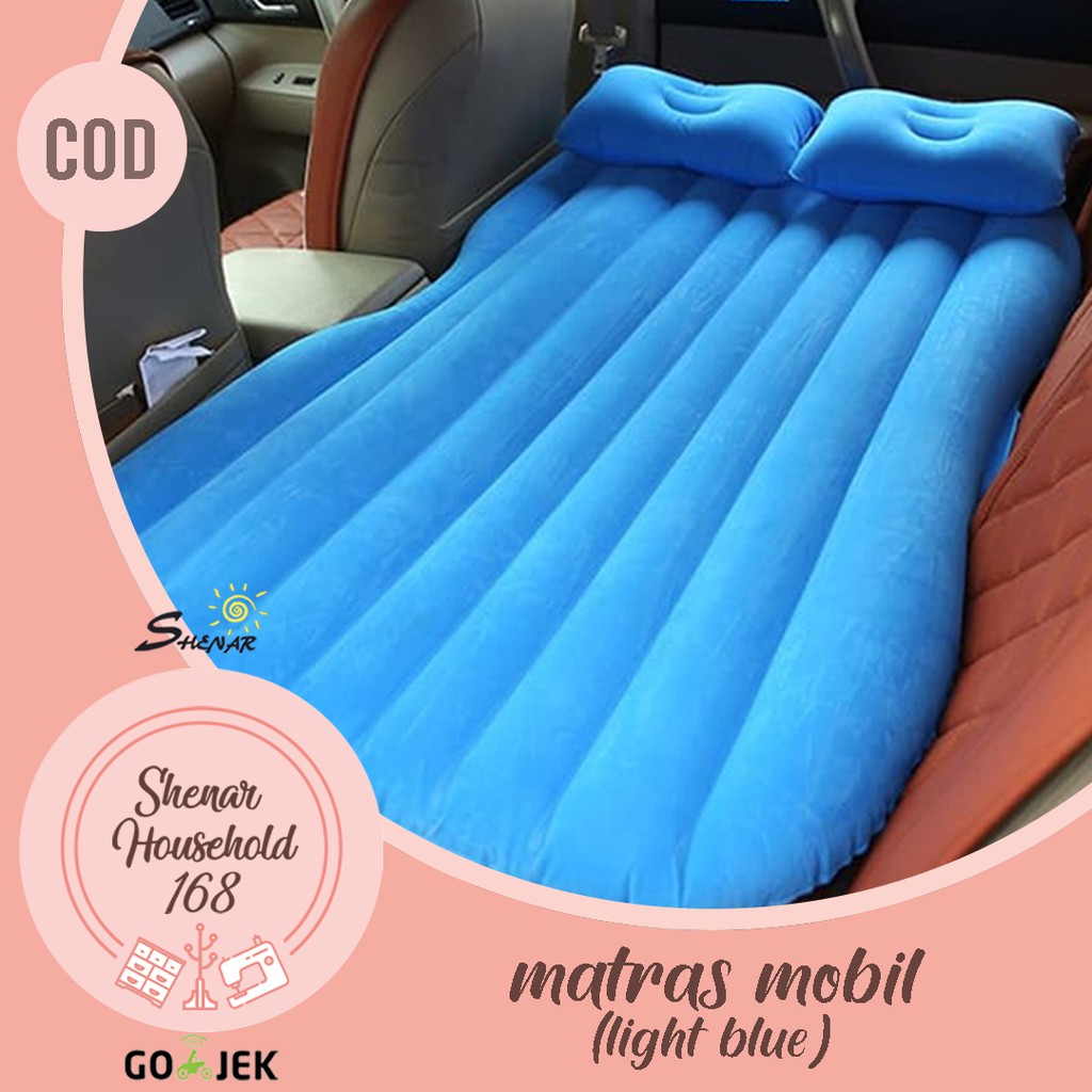 KASUR MOBIL/ MATRAS SERBAGUNA/ AIR BED KASUR ANGIN MOBIL /MATRAS MOBIL + POMPA, SHENAR