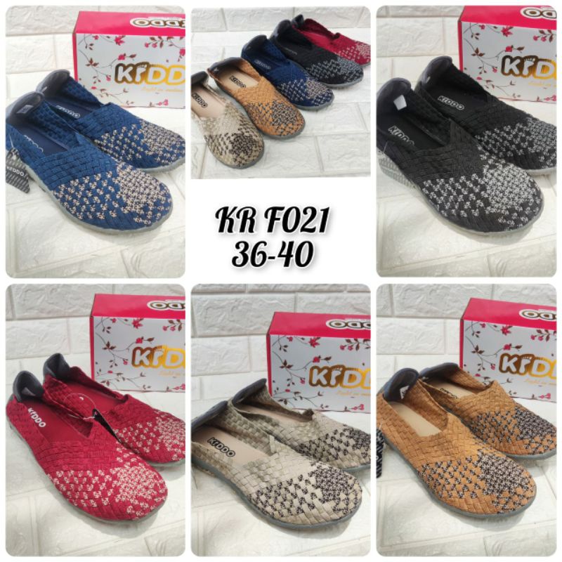 Sepatu Rajut KIDDO F 021 Flat ORIGINAL