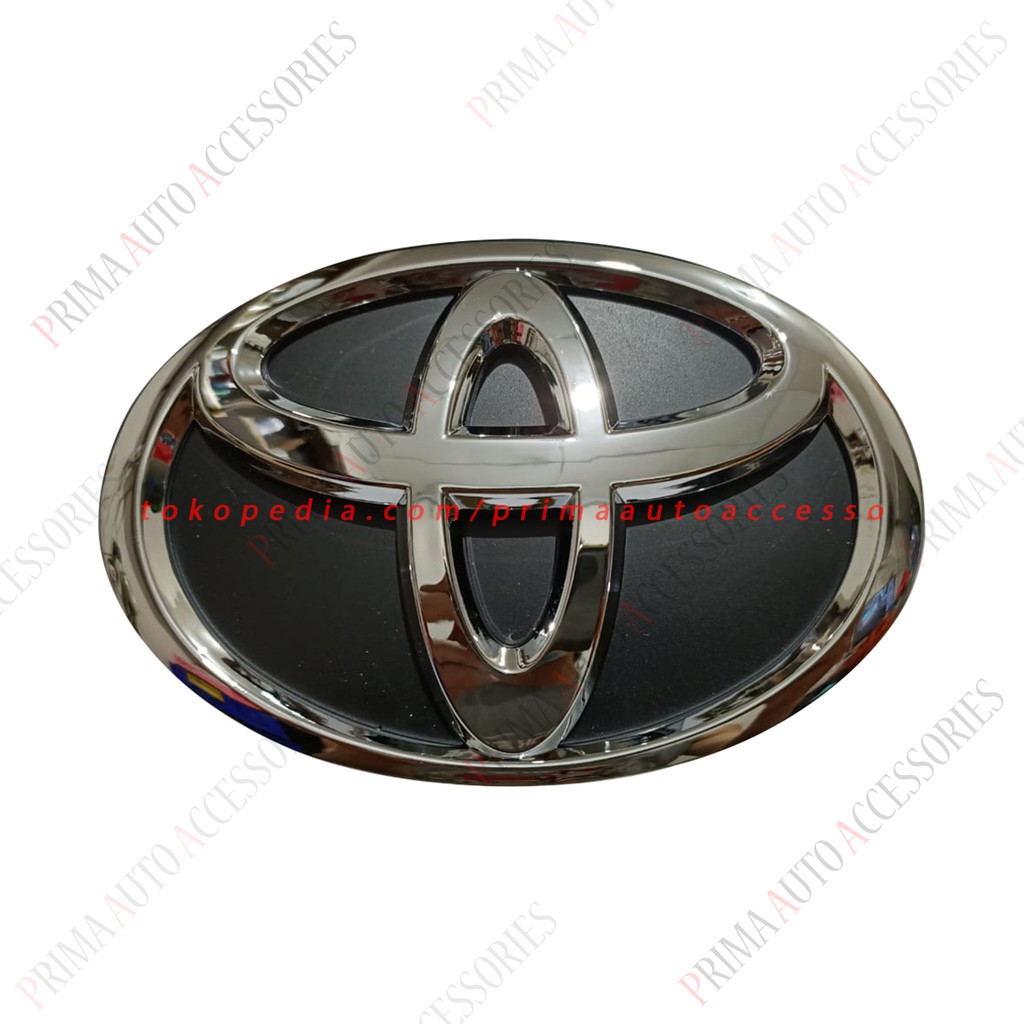 Emblem Logo Mobil TOYOTA 13 cm Buat Agya, Calya Belakang, Avanza 2013-2022 Belakang