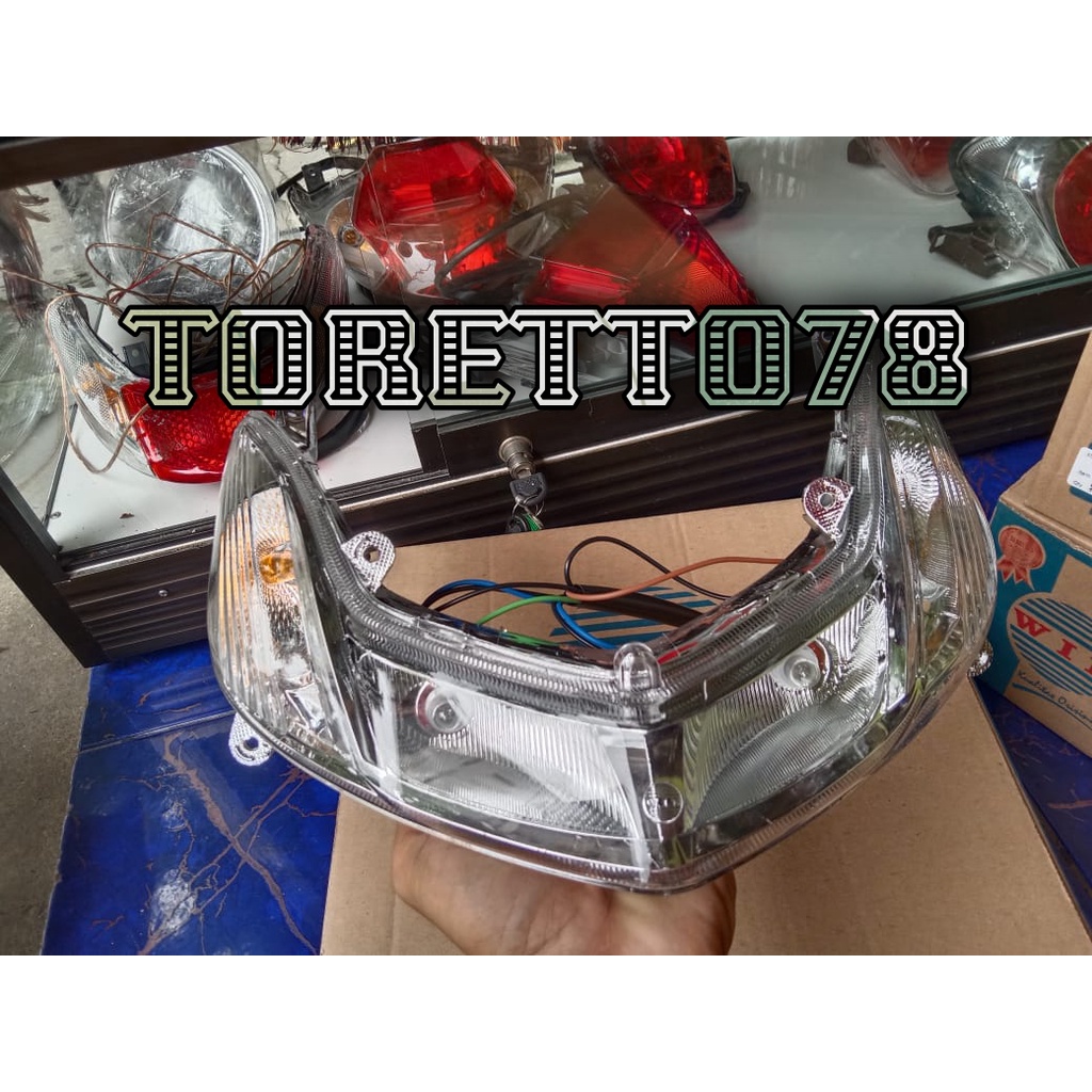 1 SET LAMPU SEIN KOTA MIO SPORTY 2008 FRONT WINKER ASSY