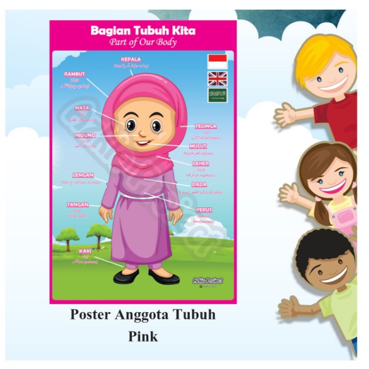 

Poster Anggota Tubuh 3 Bahasa Uk A3