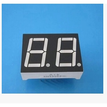 0.56 common anode two red bright LED