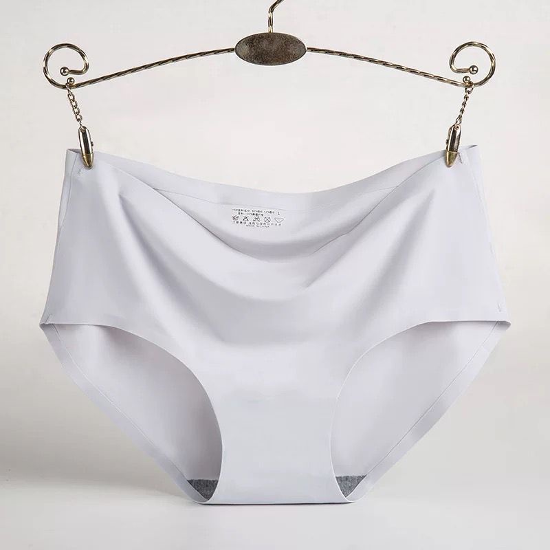 [ LINGERIE MASTER ] - (C-11) Fashion wanita One Piece Mulus Es Sutra Celana Gadis CELANA DALAM SEAMLESS-C-11 Gray