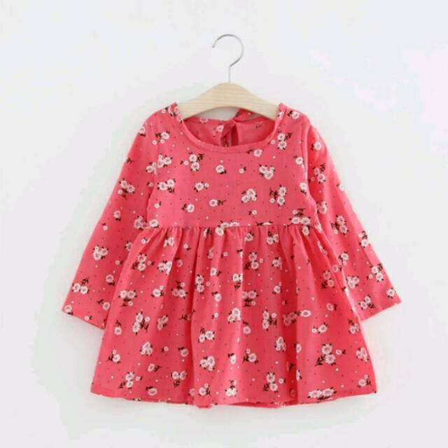 (Babyqueensha) dress bayi/dress anak/baju bayi/baju anak/rok bayi/baju bayi import/dress import
