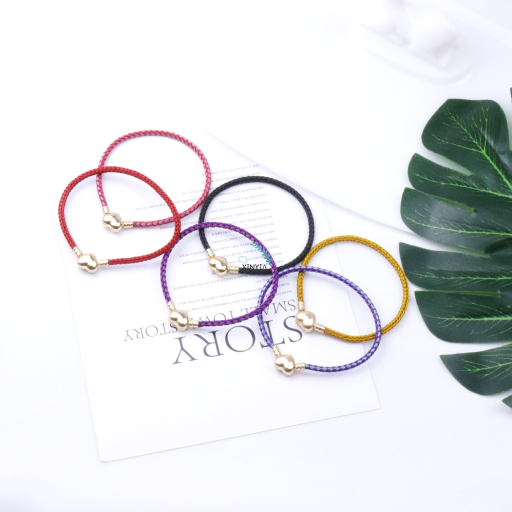 Korea Fashion Tali Kawat Gelang Wanita Aksesoris Gelang 6 Warna