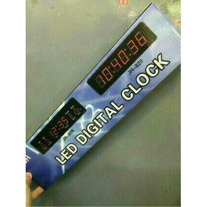Jam Dinding digital LED 828 / Jam Digital LED Angka BESAR Mancis Antik MURAH....