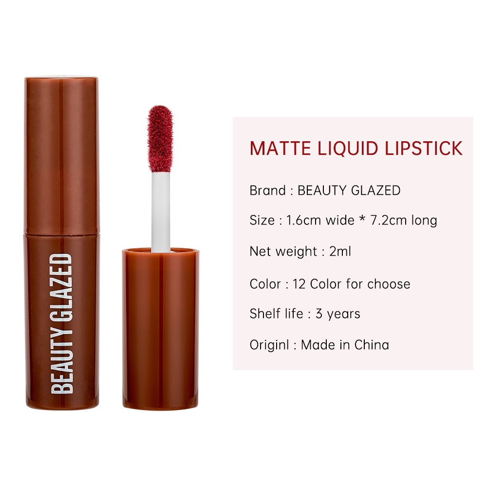 Beauty Glazed Chocolate Lipstick Matte Beauty Glazed Lip Cream Beauty Glazed Lip Matte Beauty Glazed Lipstik Beauty Glazed Lipstick Beauty Glazed