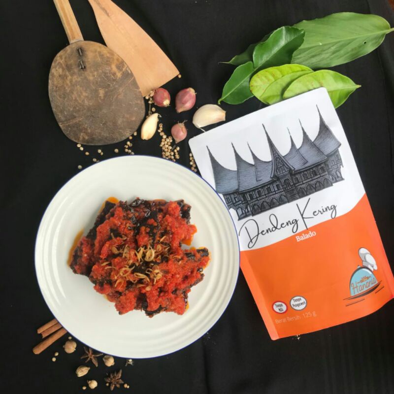 

hanania Dendeng kering balado 125 gr khas padang