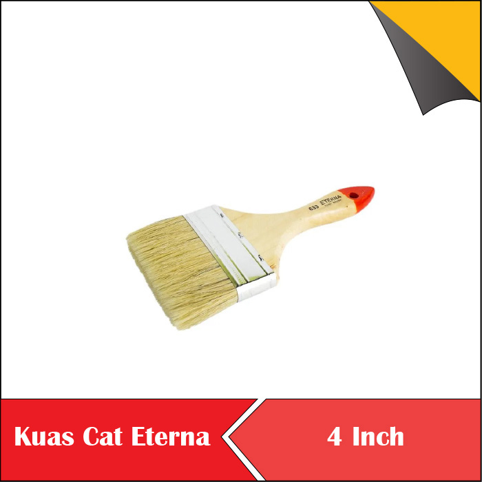 

KUAS CAT ETERNA 633 4 INCH KUAS GAGANG KAYU TEBAL KOAS CAT PAINT