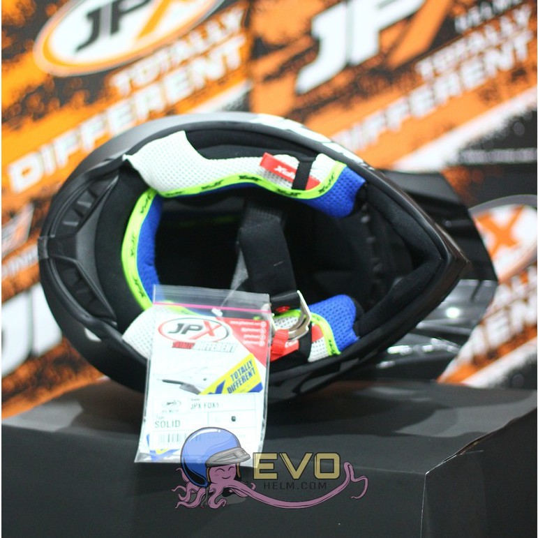 HELM JPX CROSS_SOLID - BLACK DOFF / SILVER + GOOGLE SNAIL (ONGKIR 2 KG) JPX BLACKDOFF HITAM DOP