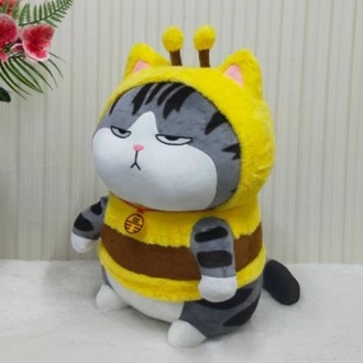 Boneka Kucing Furyu Cat Size 24&quot;/60cm/boneka kucing AbuBoneka Kucing Lebah/boneka animal/boneka cat kostum/