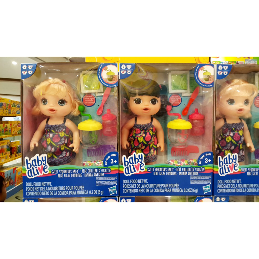 harga baby alive sweet spoonfuls