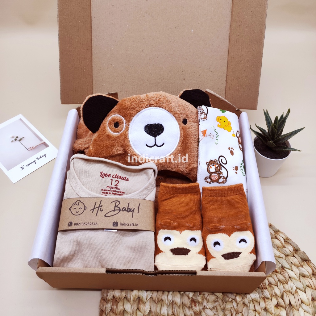 Hampers Bayi Laki-Laki New Born / Hampers Selimut Bayi Cowok Newborn / Kado Lahiran Bayi Laki-Laki