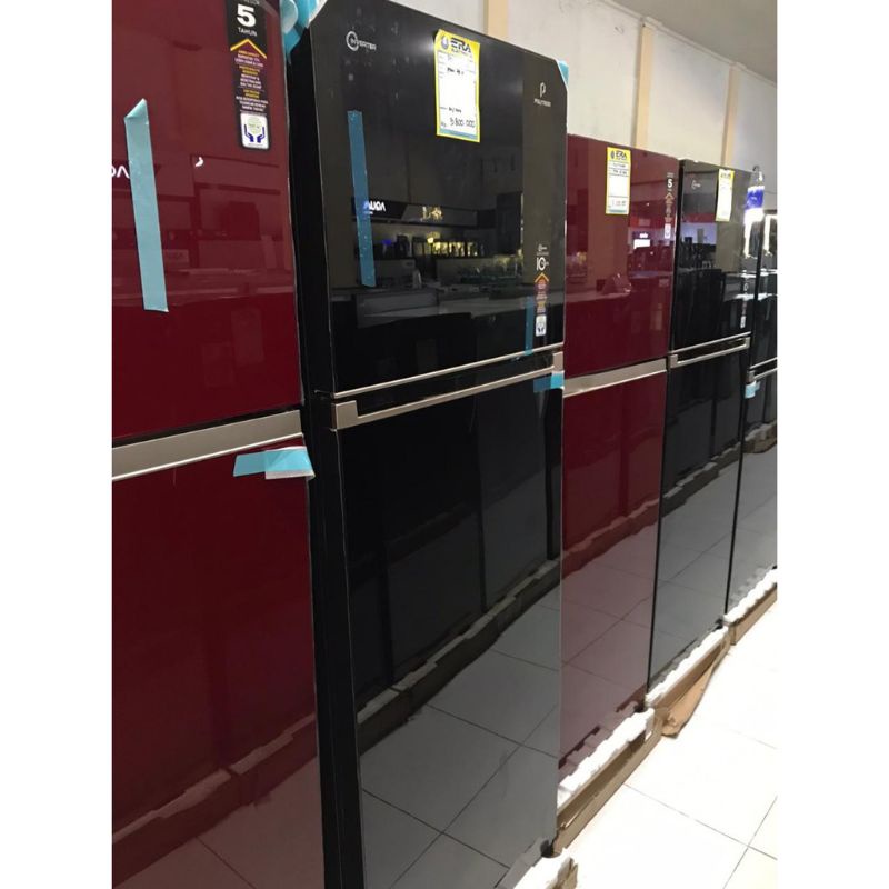 KULKAS POLYTRON 2 PINTU PRW 29VX /29MNX Hitam 260Liter