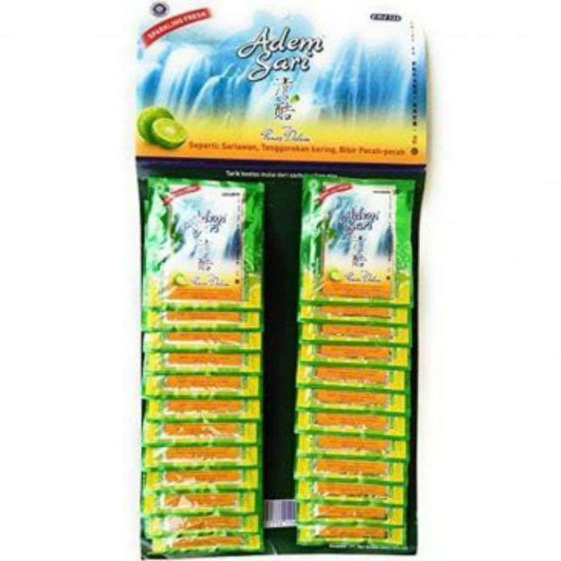 

Adem sari sachet kemasan hanger per pack isi 24pcs