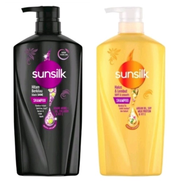 Jual Sunsilk Shampoo Soft Smooth Shampo Halus Lembut Black Shine Ml Shopee Indonesia