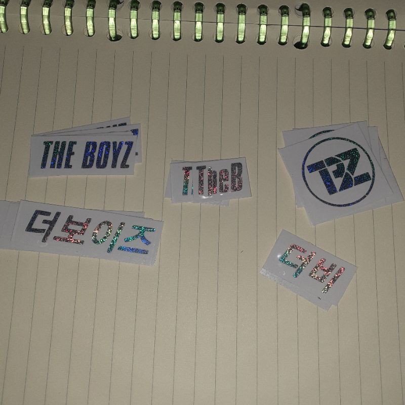 

Sticker Hologram decal The boyz kpop