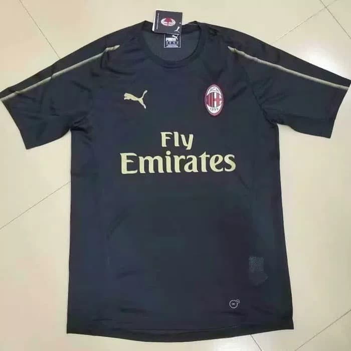 JERSEY BOLA AC MILAN TRAINING PREMATCH 2018/2019 GRADE ORI Import