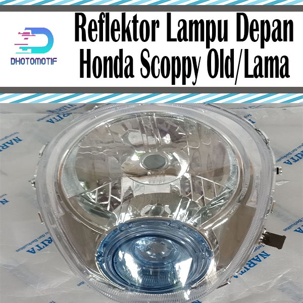 REFLEKTOR LAMPU DEPAN MOTOR HONDA SCOOPY