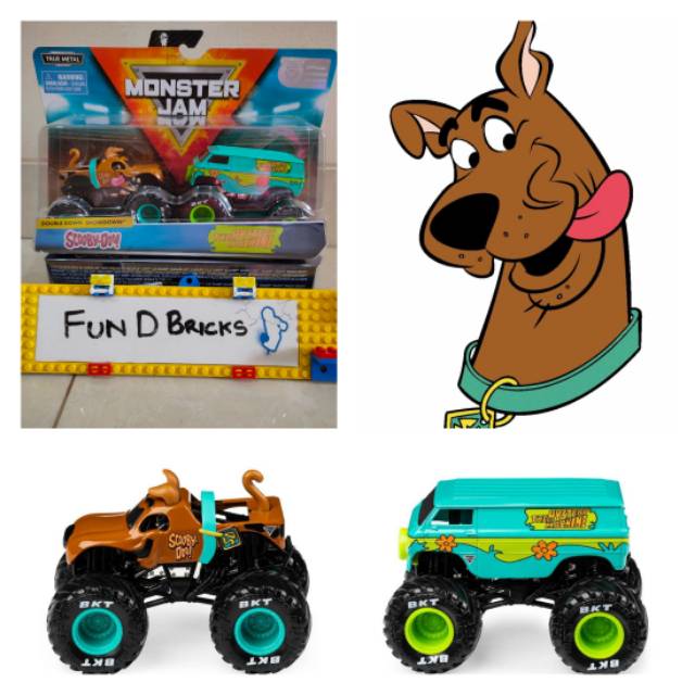 Spin Master Monster Trucks Scooby Doo The Mystery Machine