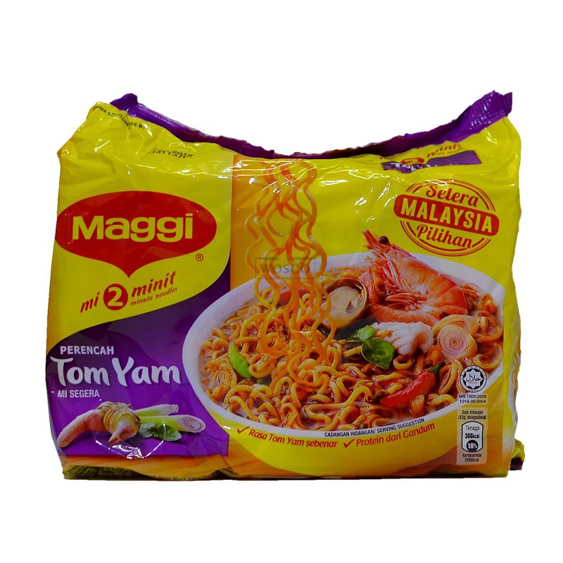 

maggi tomyam isi 4 bungkus
