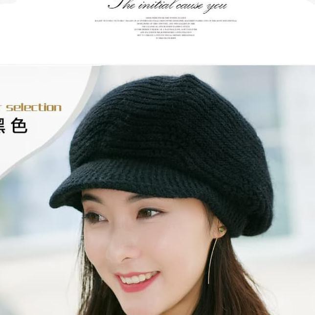 Topi Kupluk Winter Musim Dingin Wanita