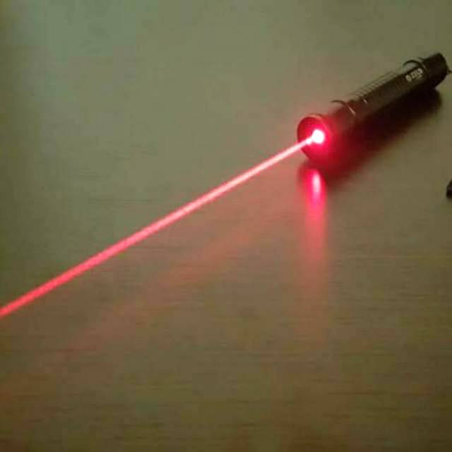 L2-C Laser Pointer + 5 Mata | Mainan Anak Lampu LED Laser Plastik | Alat Bantu Presentasi Mengajar