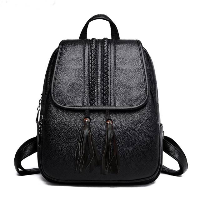 Tas Polofelix Tas Ransel Serut Wanita ransel korea Backpack Sekolah Kuliah Kerja Kwalitas terbaik