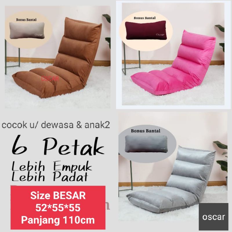 kursi lipat lesehan  sofa  lipat kursi lantai  sofa  bed 