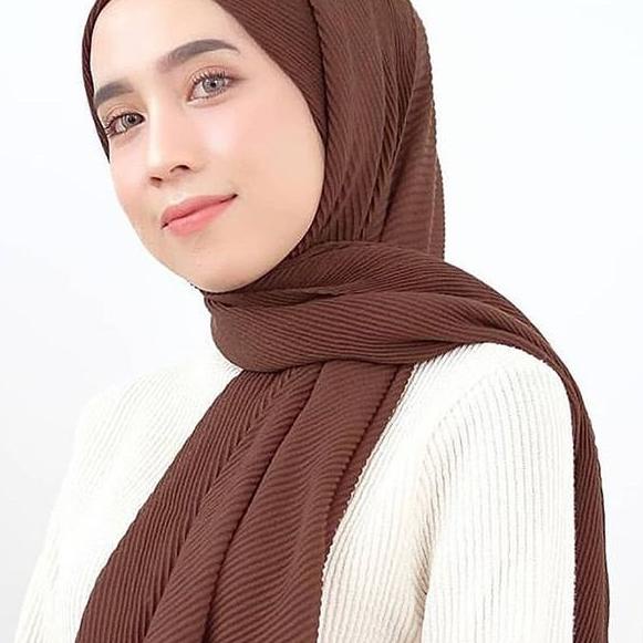 ➢ PASHMINA PASMINA PLISKET MIRING A41 pleated shawl waffle scarf hijab plisket malaysia import ZIOSC